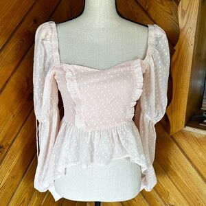 ACOA | BLOUSE | COTTON CANDY | SIZE SMALL